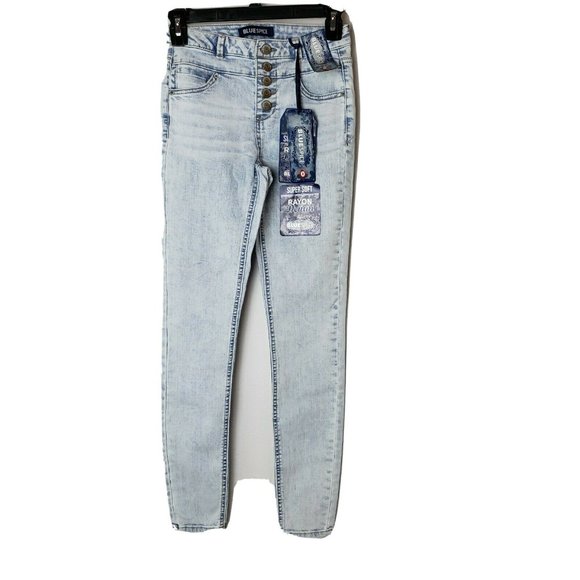 Blue Spice Youth Stretchy Cotton blend Size 0 NWT - Picture 1 of 9